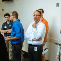 Guests at the Engineering Design Project Preview Event